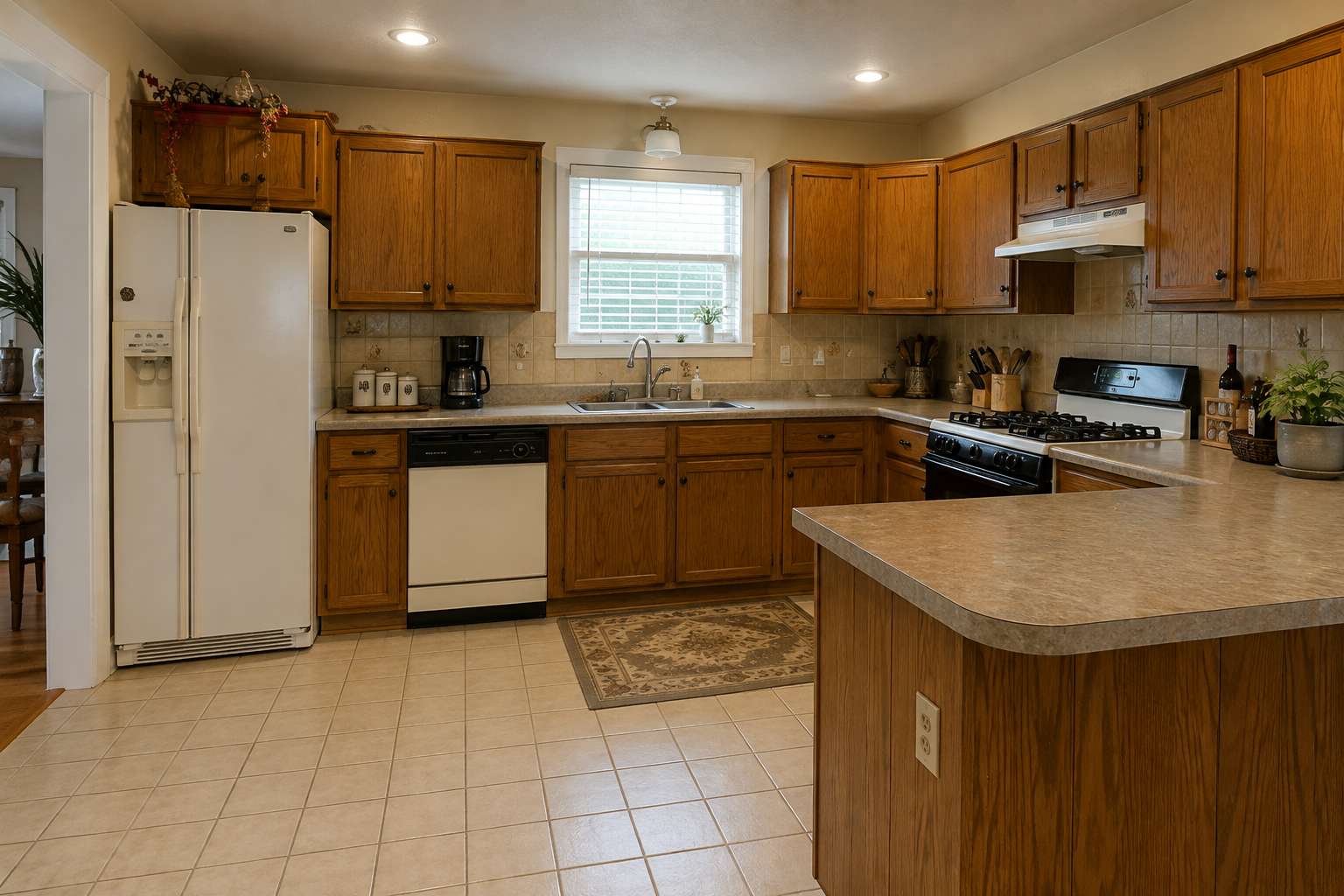 Kitchen before renovation