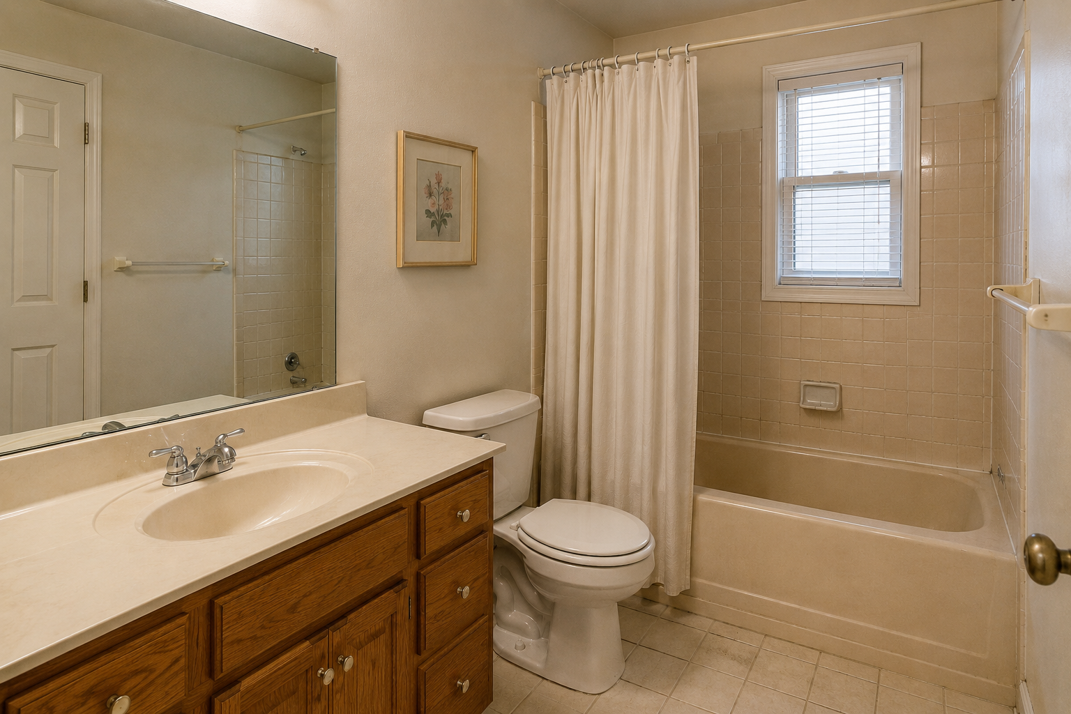 Bathroom before renovation
